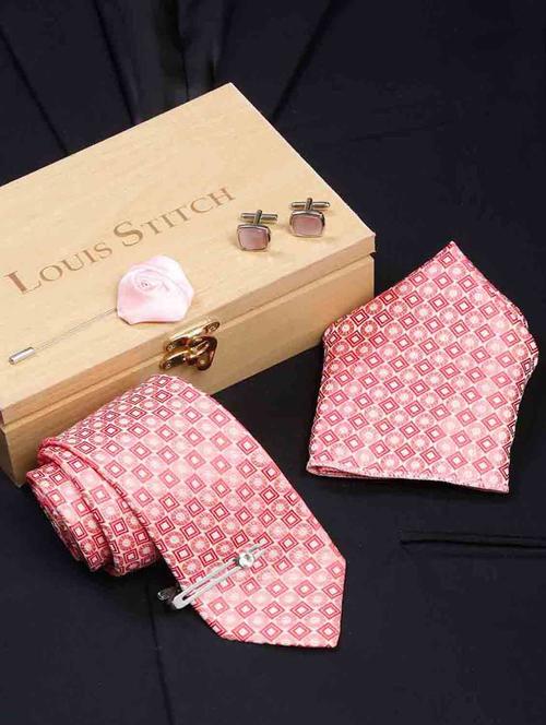 self design tie combo set - 18568394 - Very Small Image - 1