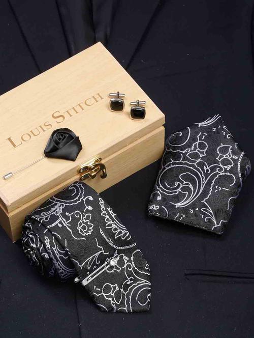 self design tie combo set - 18568403 - Very Small Image - 1