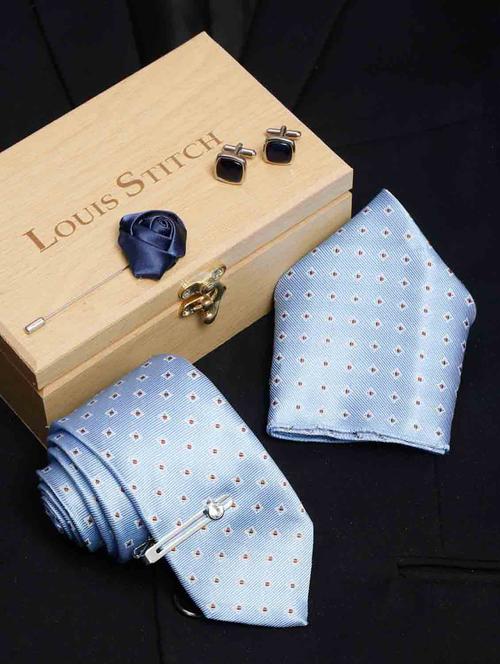self design tie combo set - 18568411 - Very Small Image - 1