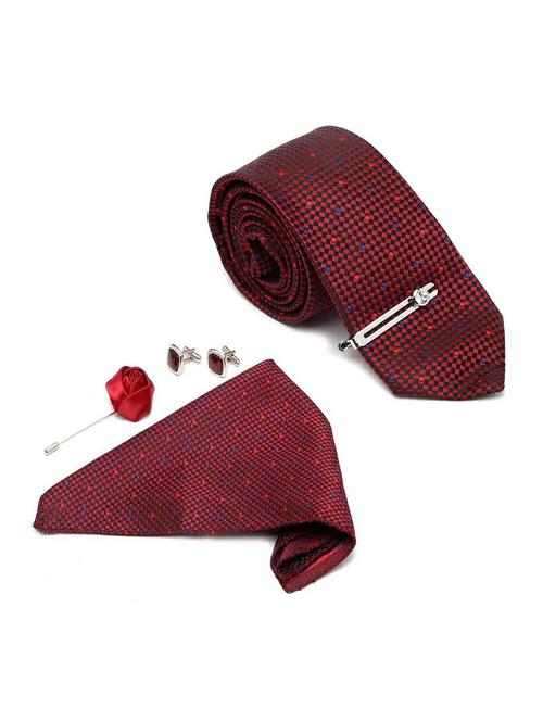red tie combo gift set - 18568496 - Very Small Image - 1