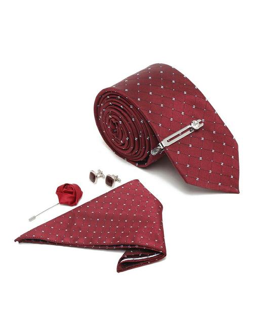 red tie combo gift set - 18568497 - Very Small Image - 1
