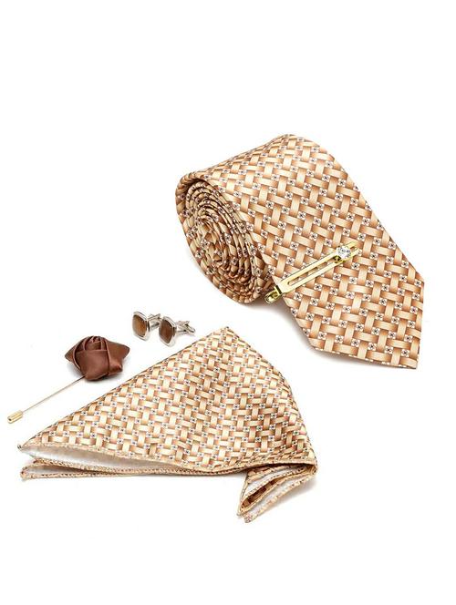beige tie combo gift set - 18568502 - Very Small Image - 1