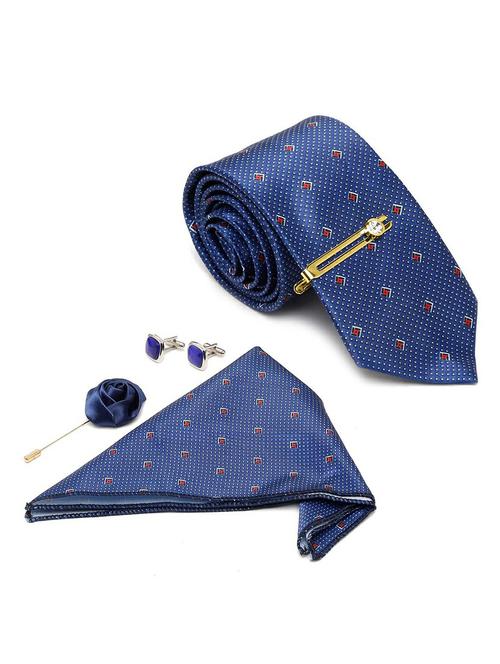 blue tie combo gift set - 18568534 - Very Small Image - 1