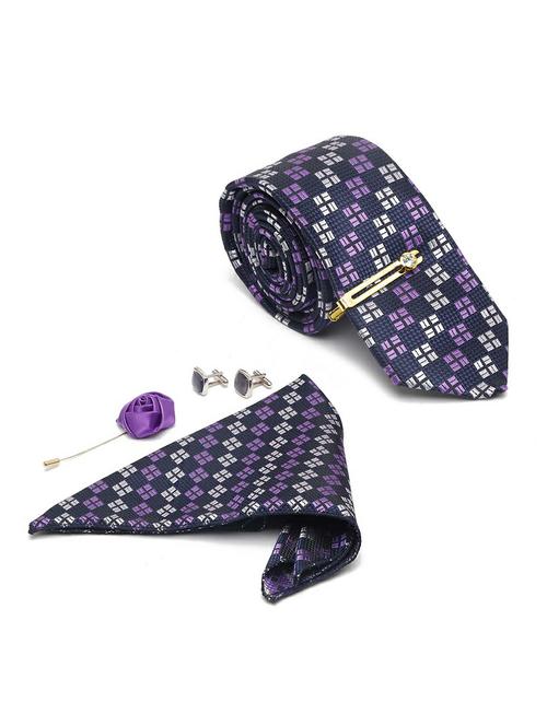 purple tie combo gift set - 18568566 - Very Small Image - 1