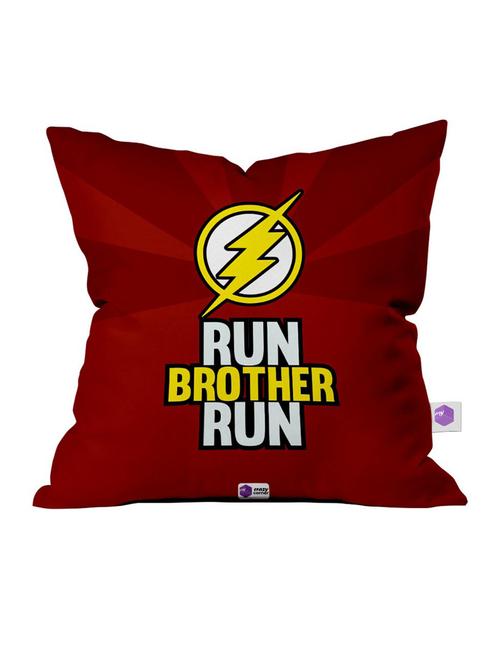 crazy corner red printed cushion ( 12 x 12 inches ) - 18568880 - Very Small Image - 1