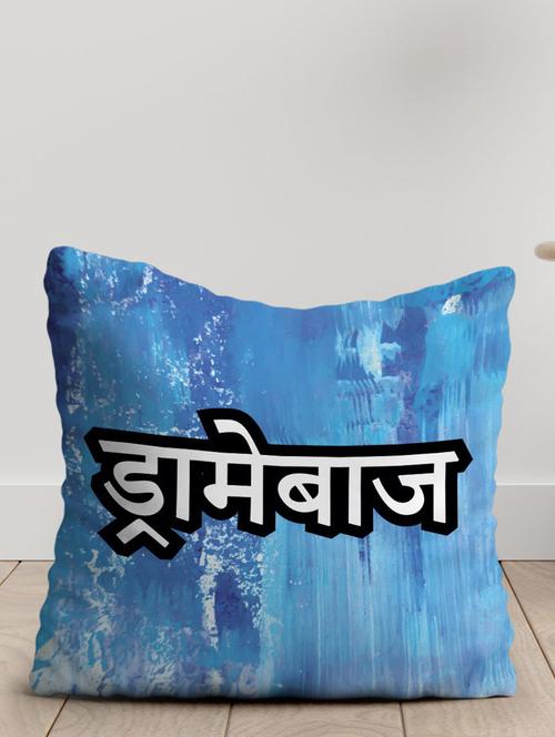 crazy corner blue printed cushion ( 12 x 12 inches ) - 18568949 - Very Small Image - 1