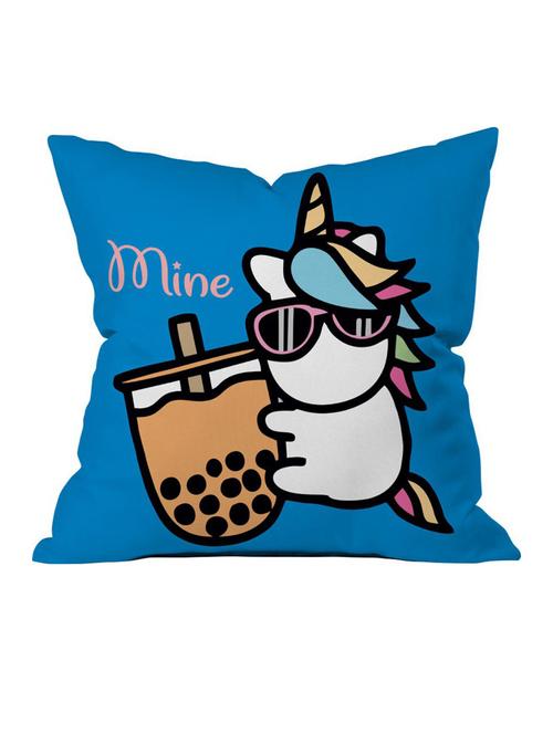 crazy corner blue printed cushion ( 12 x 12 inches ) - 18569007 - Very Small Image - 1