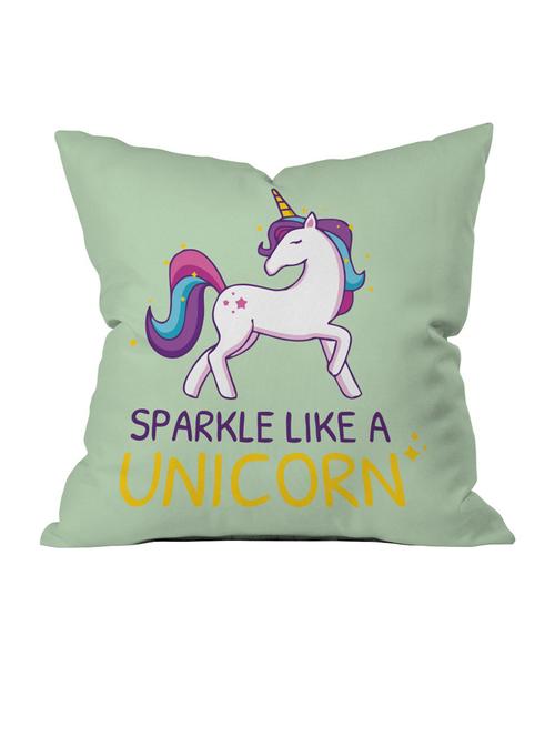 crazy corner green printed cushion ( 12 x 12 inches ) - 18569014 - Very Small Image - 1