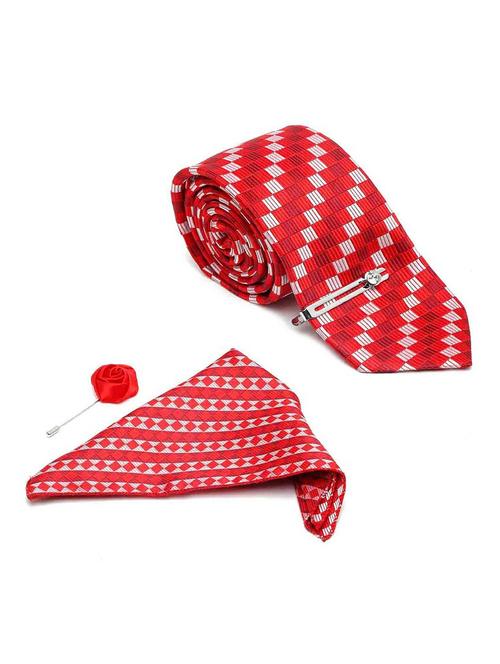 red tie combo gift set - 18569427 - Very Small Image - 1