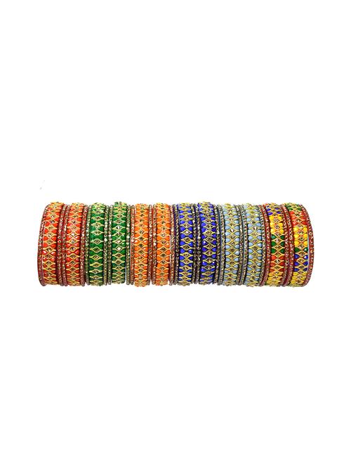 multi colored glass bangle - 18569967 - Very Small Image - 1
