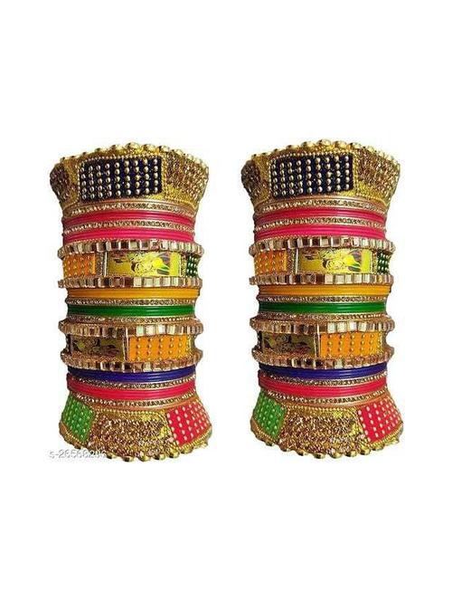 multi colored glass bangle - 18569993 - Very Small Image - 1