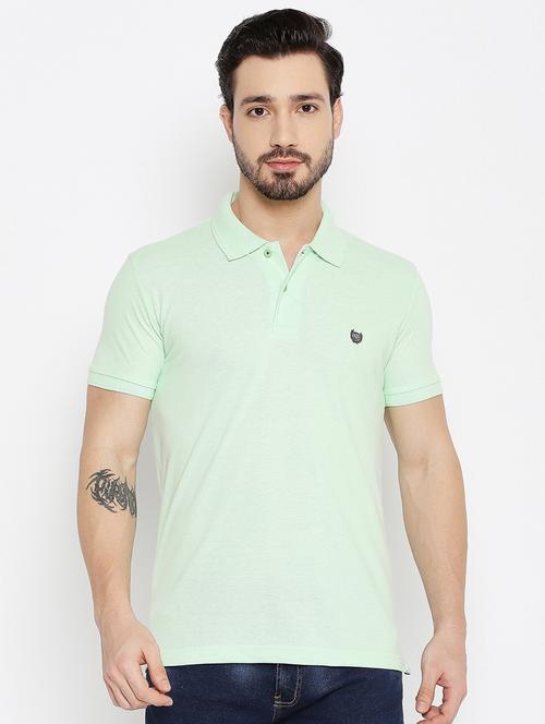 neo mint solid polo t-shirt - 18570285 - Very Small Image - 1