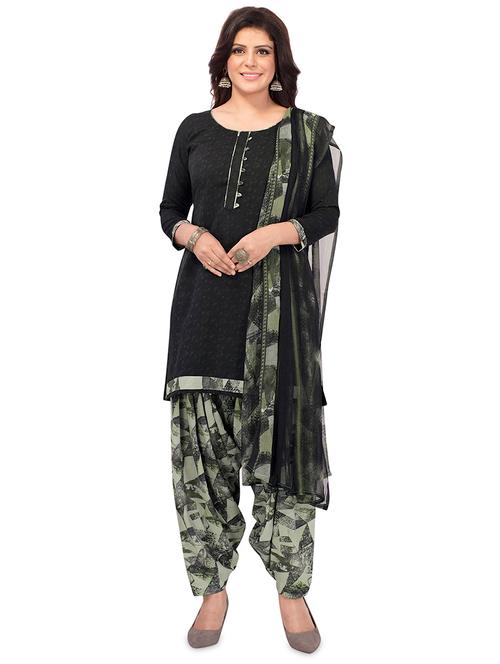 printed unstitched suit set - 18570924 - Very Small Image - 1