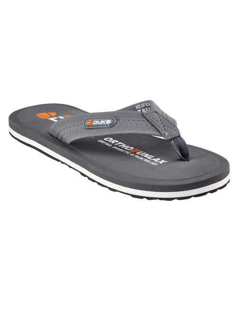 mens grey toe separator flip flop - 18575355 - Very Small Image - 1
