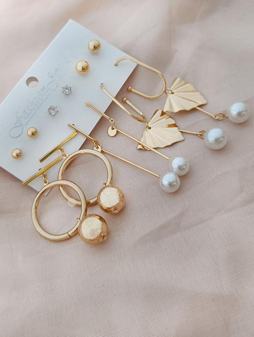 multi colored brass balli earring - 18575384 - Very Small Image - 1