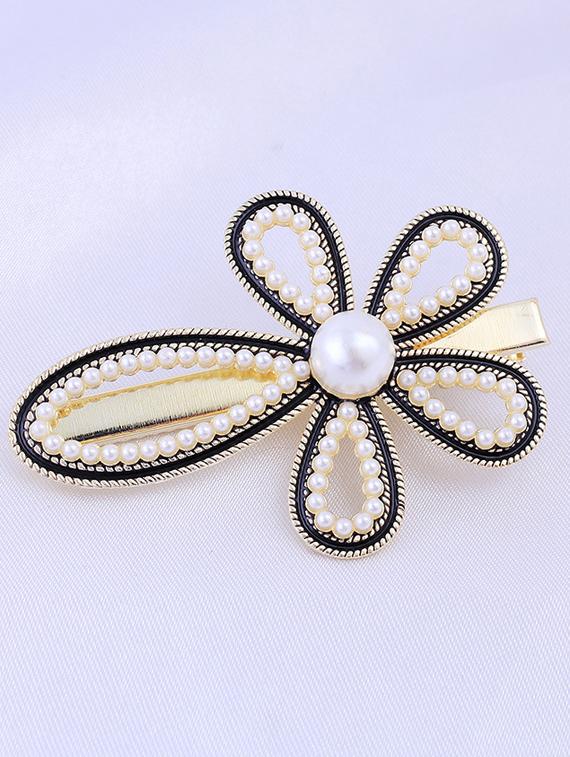 multi colored cotton blend hair pin/clips - 18575409 - Standard Image - 2