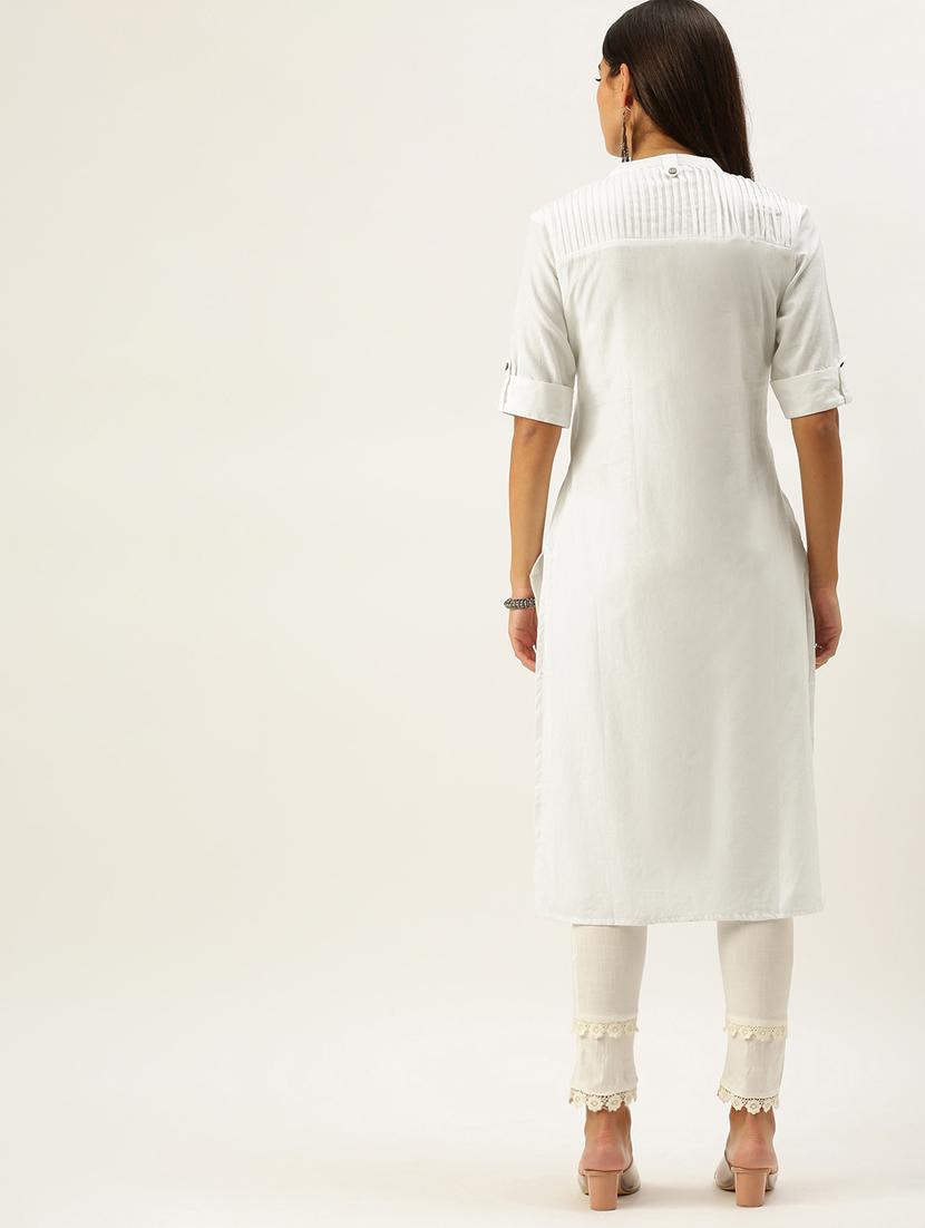 women's straight kurta - 18577722 - Zoom Image - 2