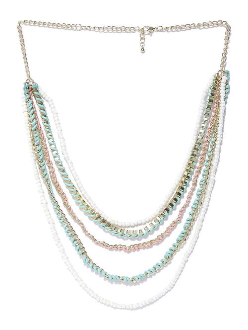 multi colored metal chain necklace - 18578302 - Very Small Image - 1