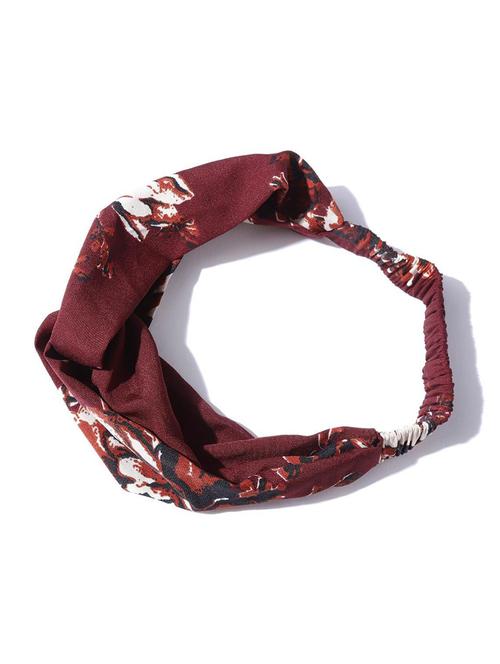 blueberry multi coloured printes satin hairband - 18578356 - Very Small Image - 1