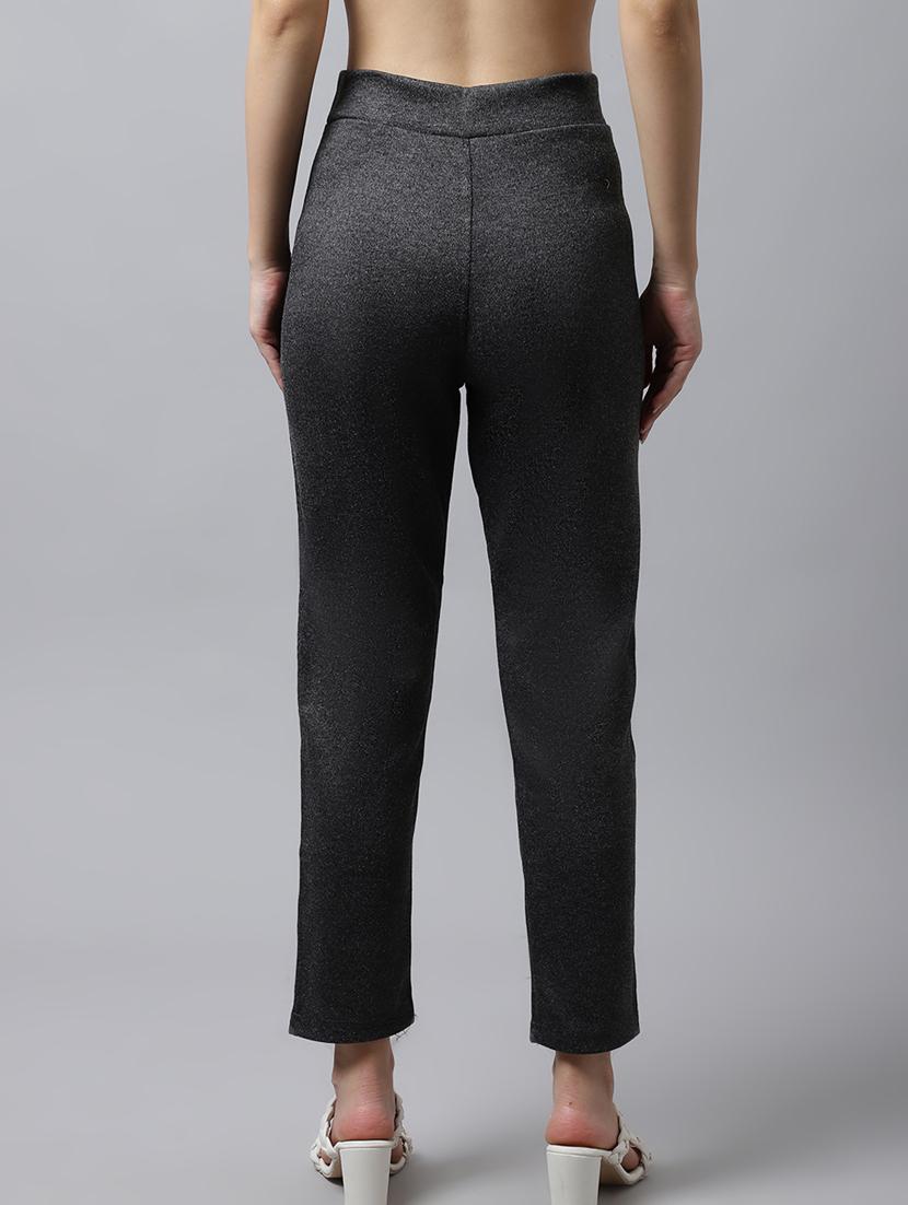 high rise flat front trouser - 18578426 - Standard Image - 2