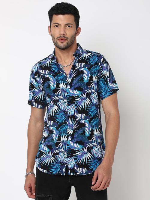 printed short sleeved casual shirt - 18578577 - Very Small Image - 1