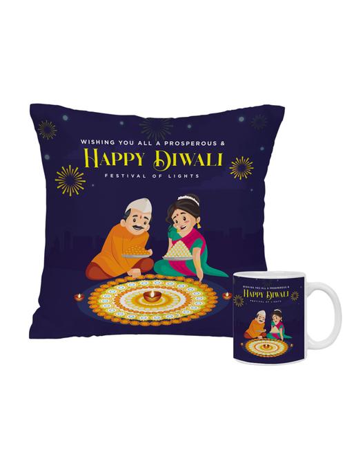 printed cushion & mug combo - 18582693 - Very Small Image - 1