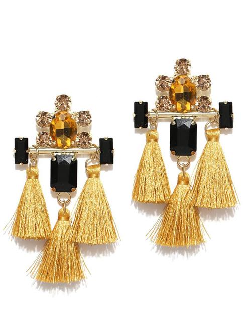 multi colored metal drop earring - 18585226 - Very Small Image - 1