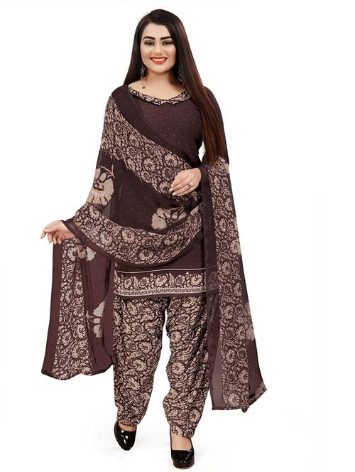 printed unstitched suit set  - 18587414 - Very Small Image - 1