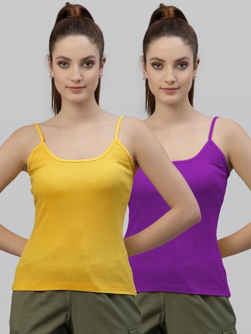 pack of 2 multi-colored camisole - 18588945 - Very Small Image - 1