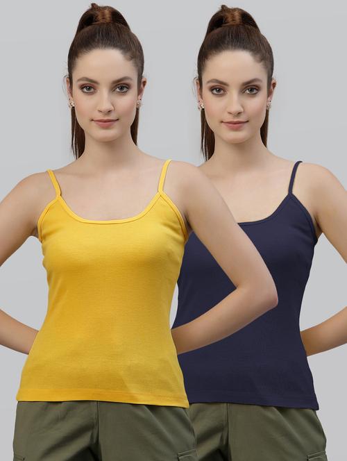 pack of 2 multi-colored camisole - 18588946 - Very Small Image - 1