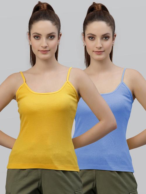pack of 2 multi-colored camisole - 18588947 - Very Small Image - 1