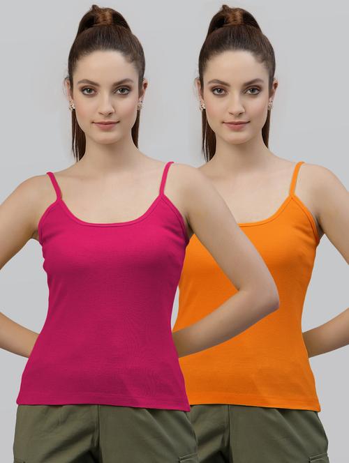 pack of 2 multi-colored camisole - 18588948 - Very Small Image - 1