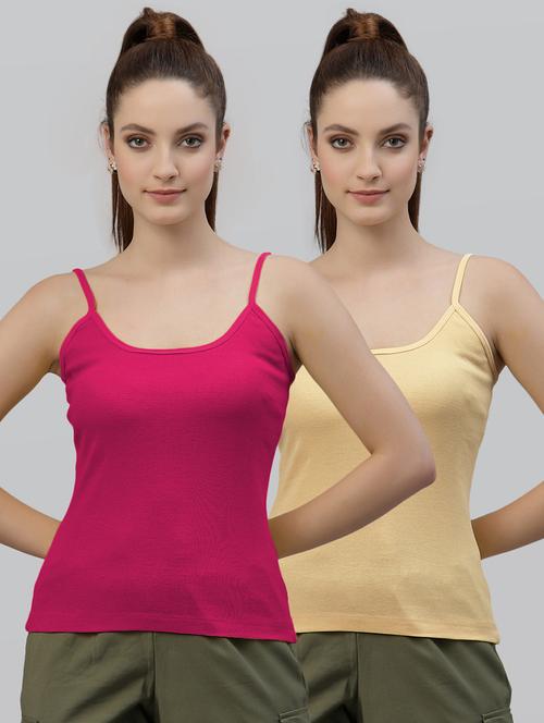 pack of 2 multi-colored camisole - 18588949 - Very Small Image - 1