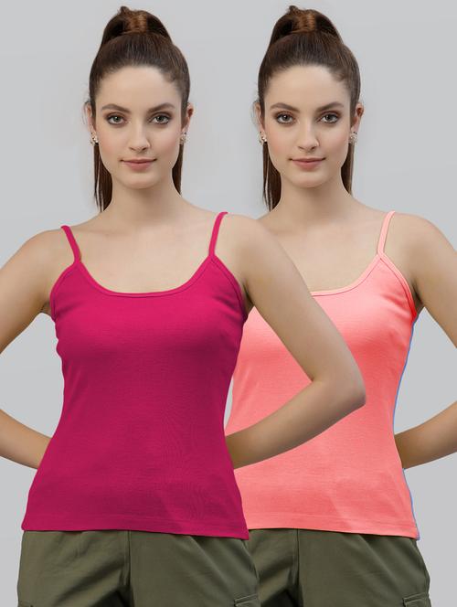 pack of 2 multi-colored camisole - 18588953 - Very Small Image - 1