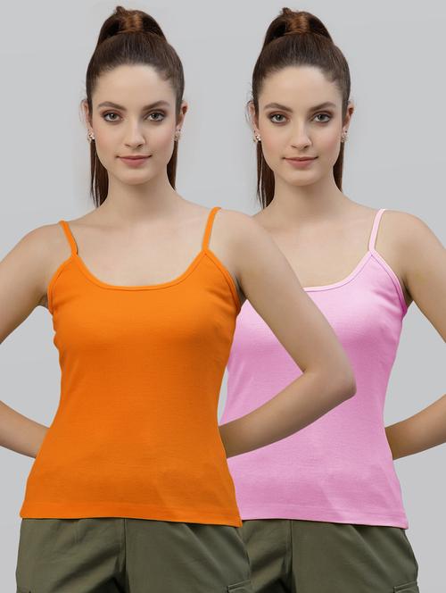 pack of 2 multi-colored camisole - 18588958 - Very Small Image - 1