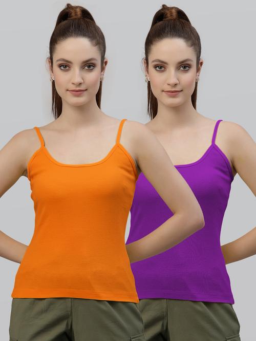 pack of 2 multi-colored camisole - 18588962 - Very Small Image - 1