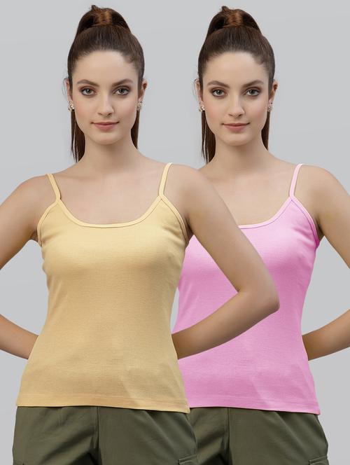 pack of 2 multi-colored camisole - 18588965 - Very Small Image - 1