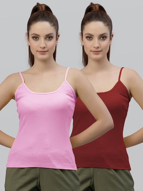 pack of 2 multi colored camisole - 18588973 - Very Small Image - 1