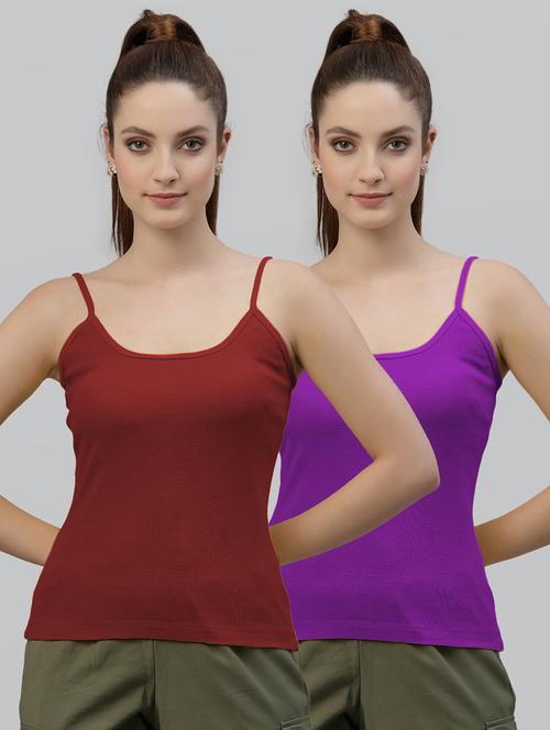 pack of 2 multi colored camisole - 18588984 - Very Small Image - 1