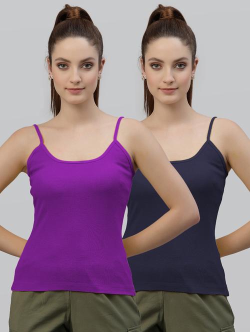 pack of 2 multi colored camisole - 18588990 - Very Small Image - 1
