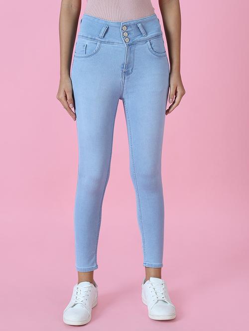 women's plain slim fit jeans - 18589113 - Very Small Image - 1