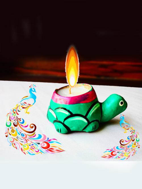 tryna home decor, fancy diyas for decoration, festive season, deepak lights decor - 18589517 - Very Small Image - 1