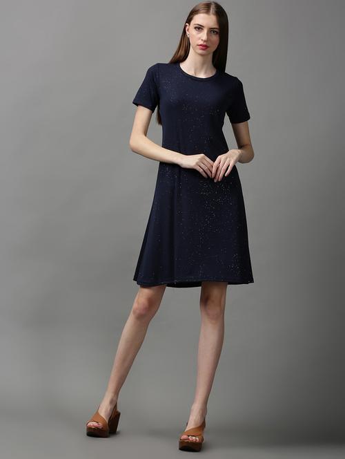 Women's Shift Solid Dress - 18590942 - Very Small Image - 1