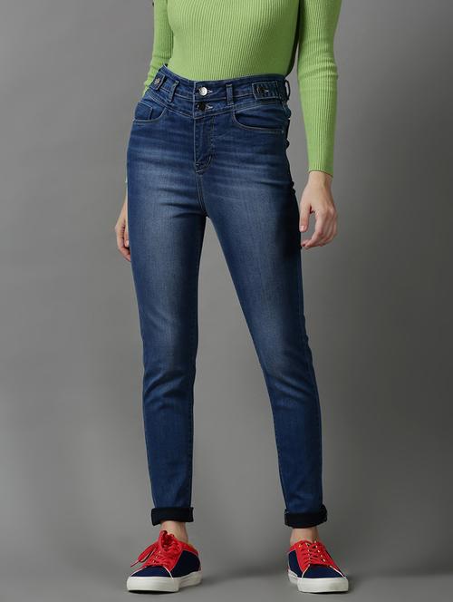 women's plain slim fit jeans - 18590995 - Very Small Image - 1