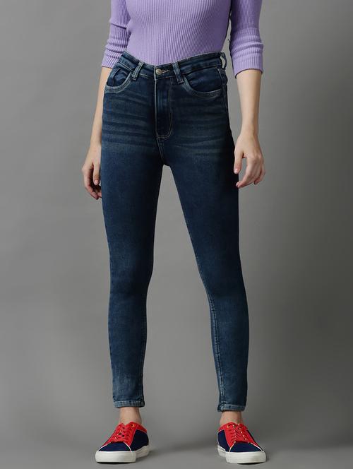 women's plain skinny fit jeans - 18591072 - Very Small Image - 1