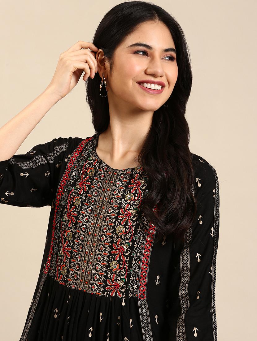 women's a-line kurta - 18591140 - Standard Image - 3