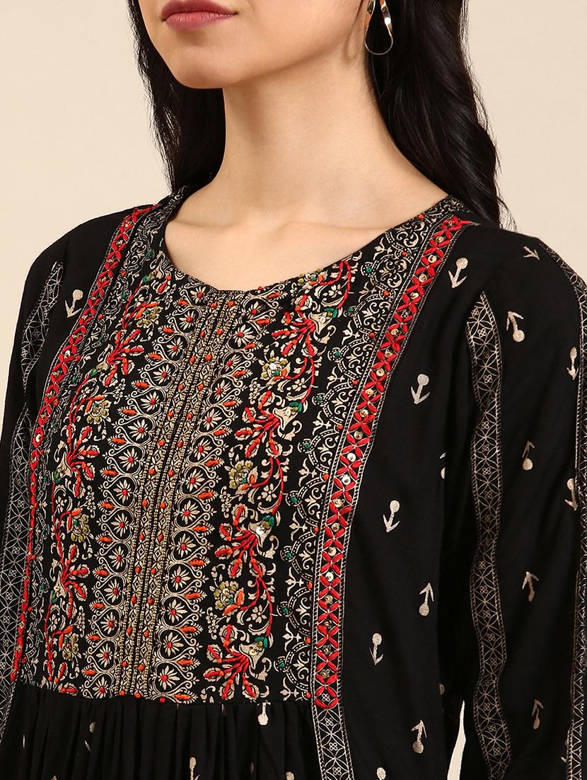 women's a-line kurta - 18591140 - Standard Image - 4