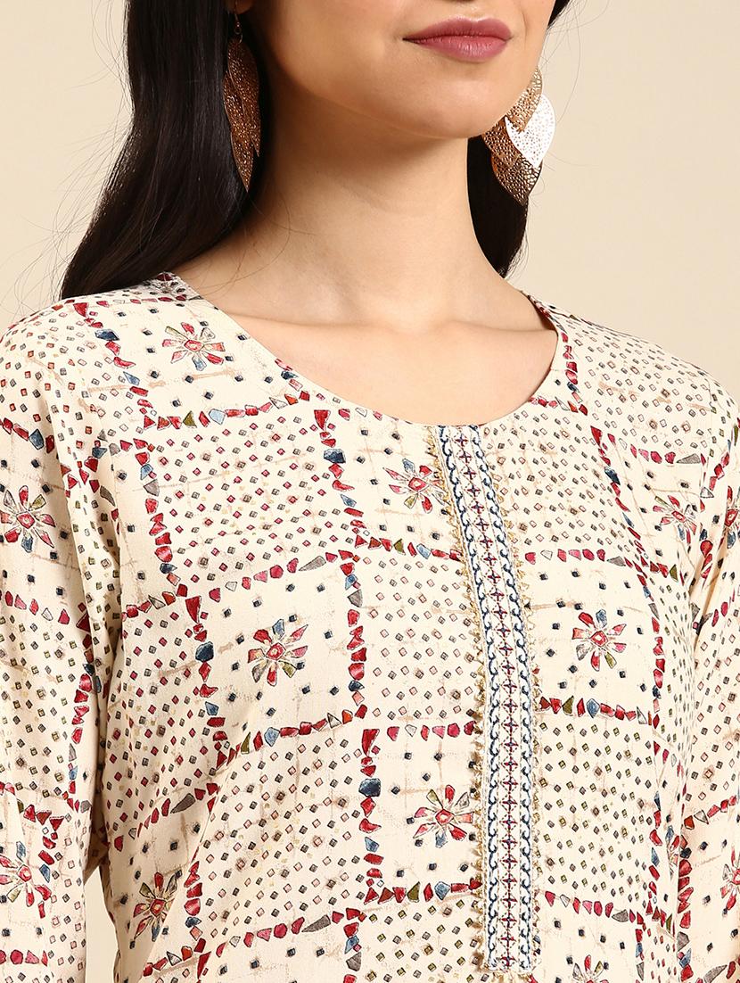women's straight kurta - 18591162 - Zoom Image - 3