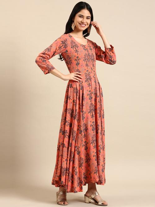 women's flared kurta - 18591167 - Very Small Image - 1