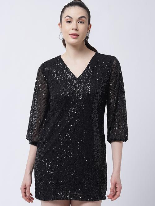 women sequins mini dress - 18592713 - Very Small Image - 1